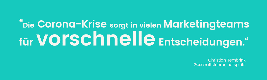 Die Corona-Krise birgt nicht nur Risiken, sondern auch Chancen. Corona-Krise: Zeit zum Umdenken?