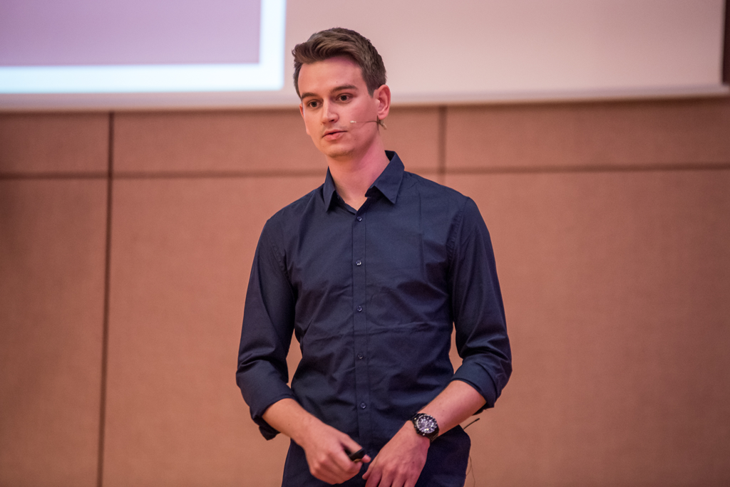 Duncan Reid von Stilnest bei der WebVideoCon 2017