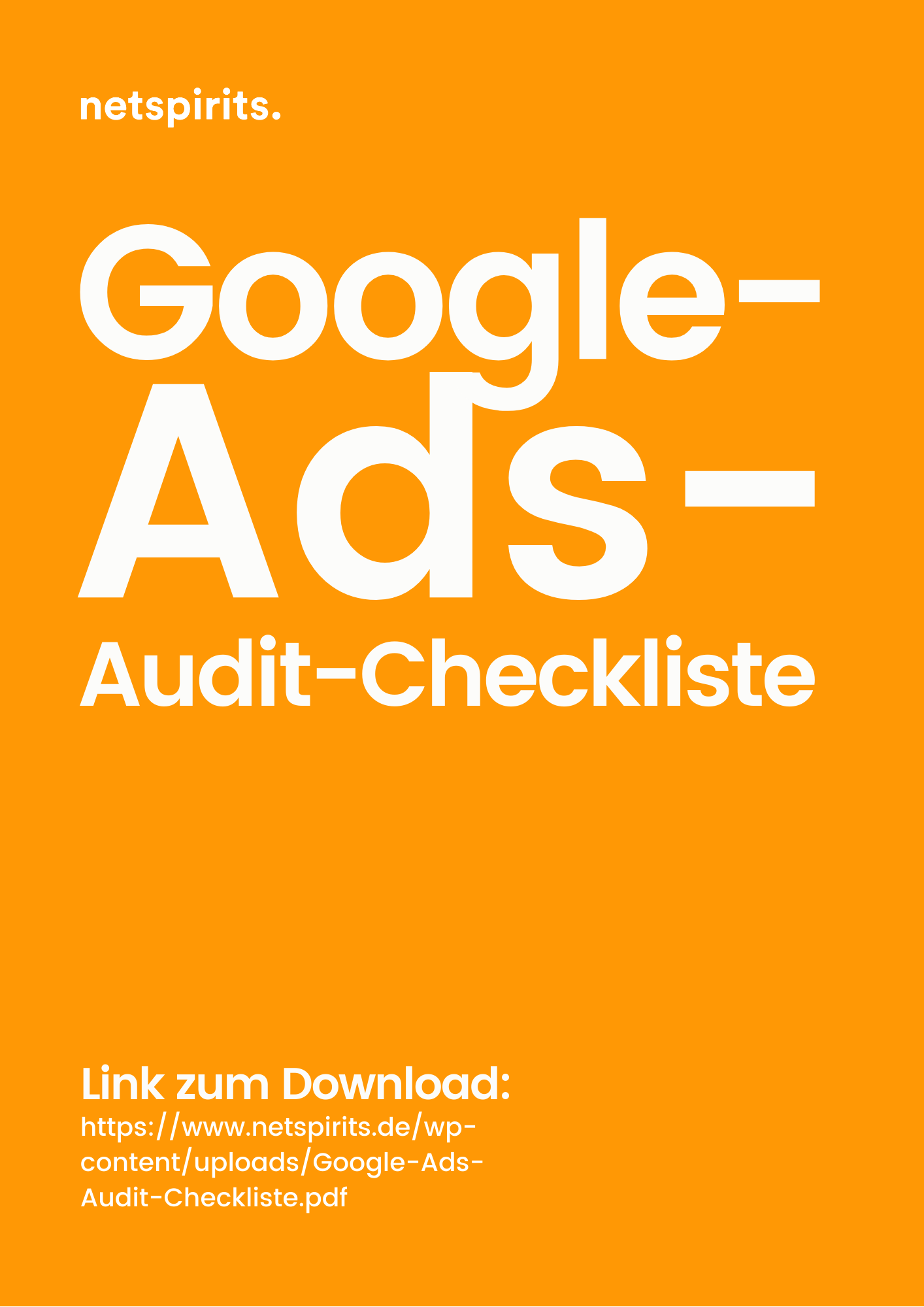 Checkliste für deinen Google-Ads-Audit