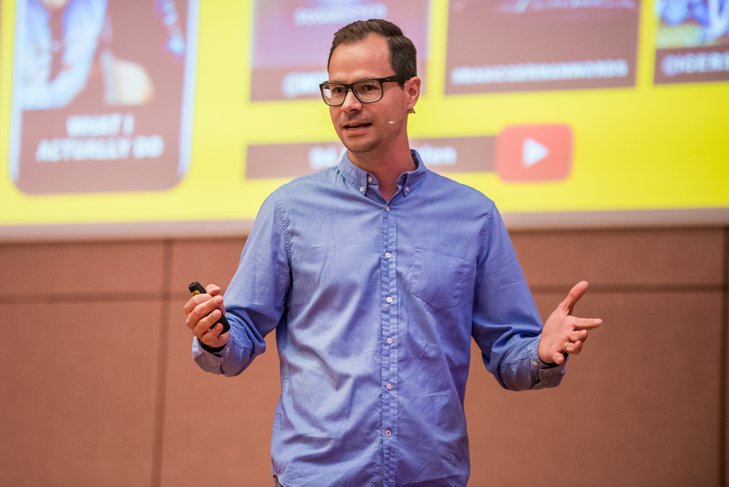 Martin Widenka von Thomas Cook bei der WebVideoCon 2017