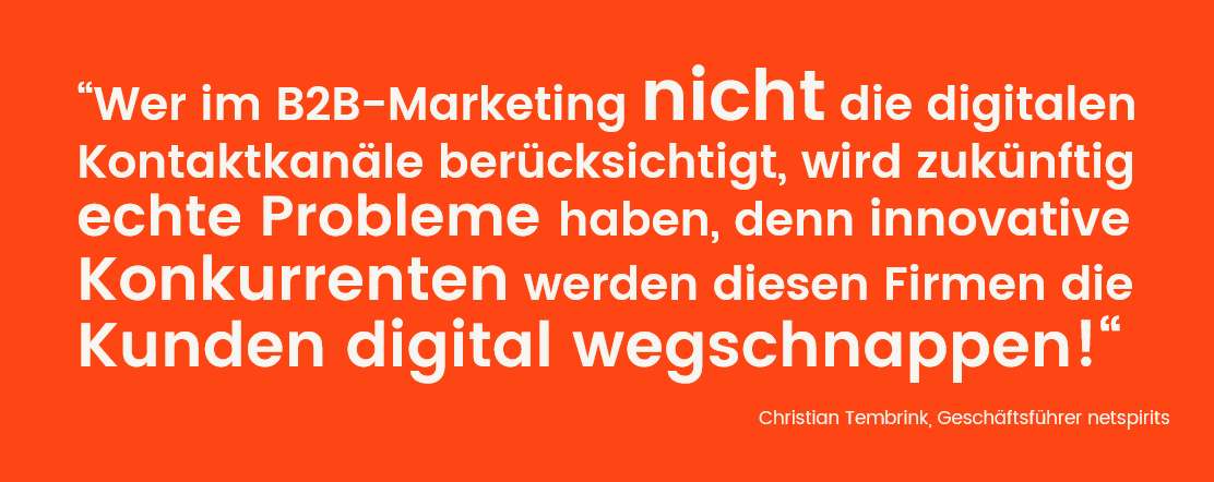 Ohne Online-Marketingkanäle geht heute nichts mehr. 