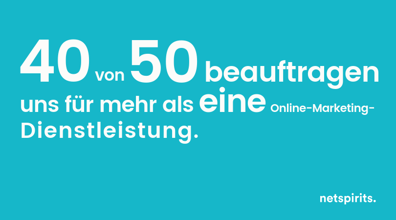 Ganzheitliches Online-Marketing aus einem Guss. Ganzheitliches Online-Marketing aus einer Hand.